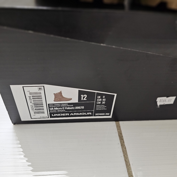 NWT Under Armour Micro G Valsetz AR670, Sz 12 US, Brown - Picture 10 of 11